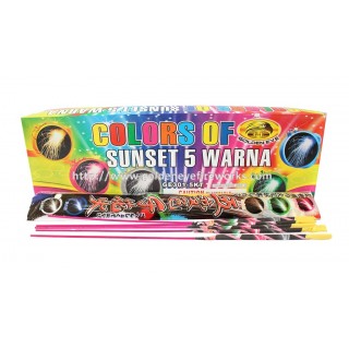 Kembang Api Colors Of Sunset 5 Warna - GE301-5KT